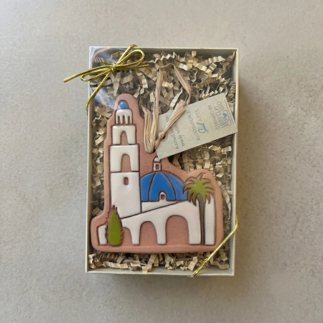 California Tower Ceramic Ornament | Balboa Park San Diego