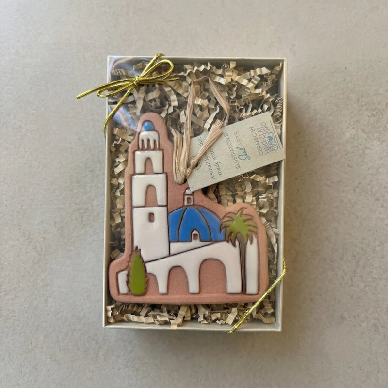 California Tower Ceramic Ornament | Balboa Park San Diego