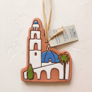 California Tower Ceramic Ornament | Balboa Park San Diego