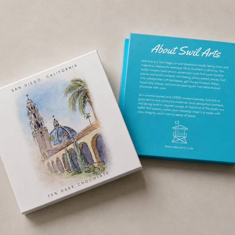 California Tower Dark Chocolate Bar | Balboa Park
