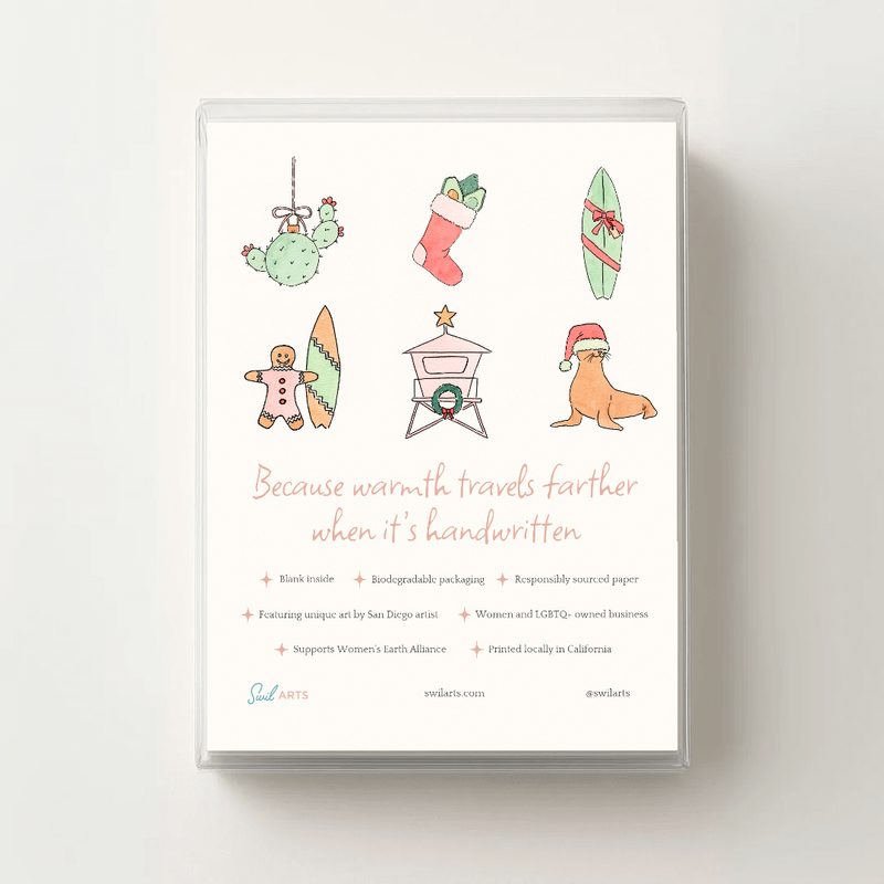 SoCal Christmas Greeting Cards Set