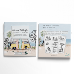 Coloring Nostalgia: San Diego Edition Coloring Book