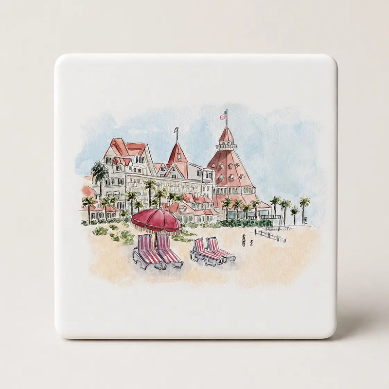 Coronado Timeless Charm Ceramic Coaster