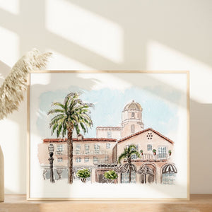 Pink Lady of La Jolla - Original Painting