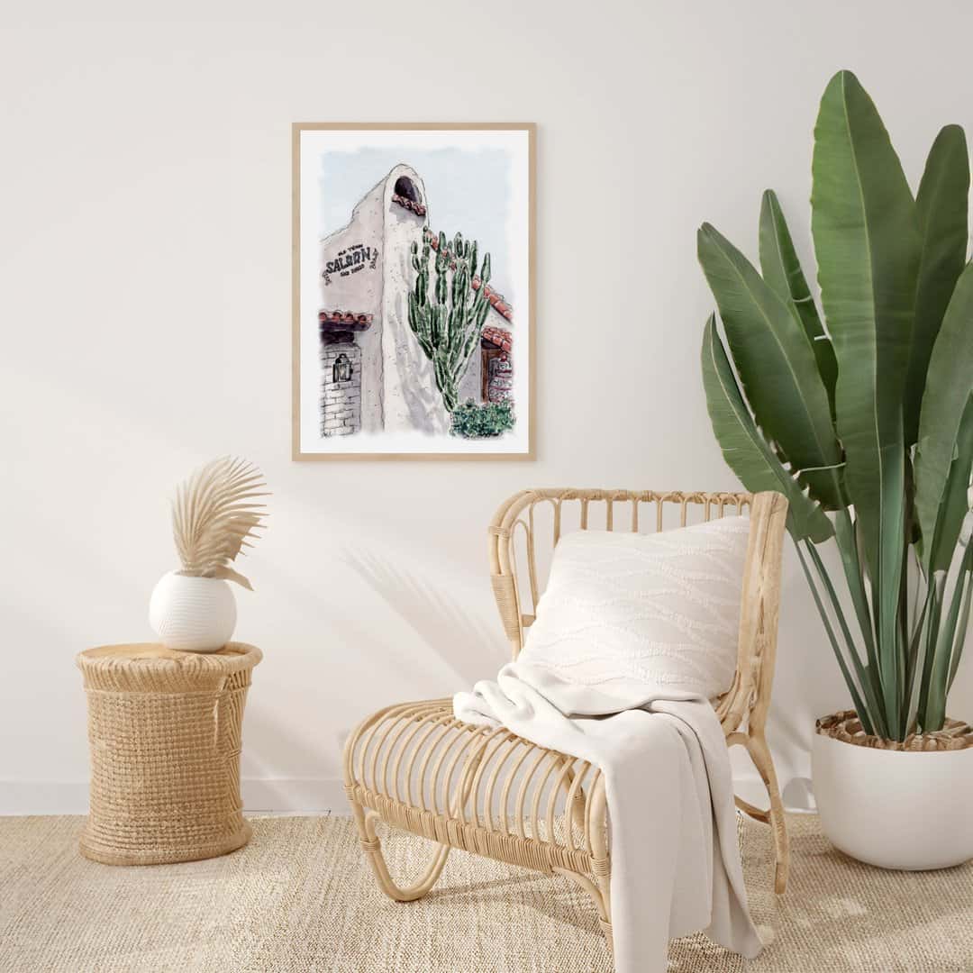 Echoes of Old Town Fiesta Art Print