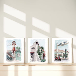 Echoes of Old Town Fiesta Art Print
