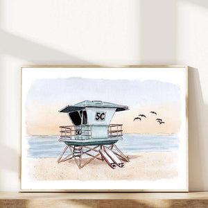 Guardian of the Shores Art Print