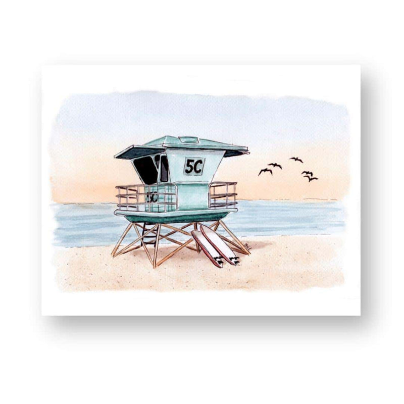 Guardian of the Shores Art Print