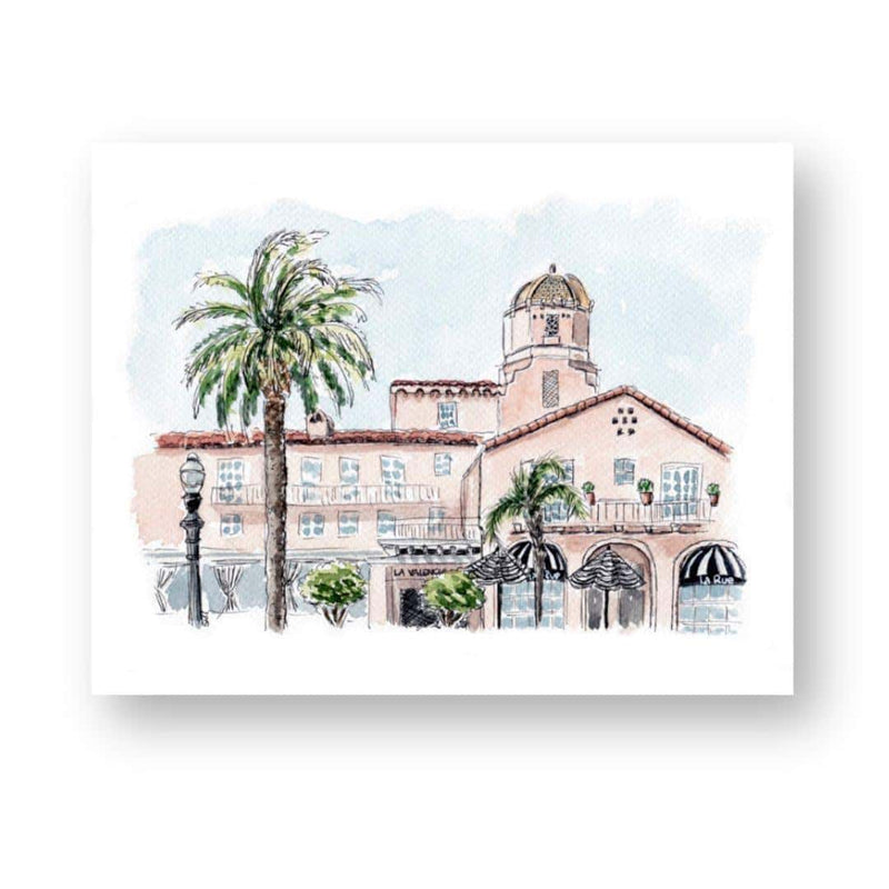 Pink Lady of La Jolla Art Print