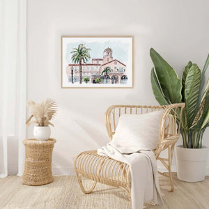 Pink Lady of La Jolla Art Print