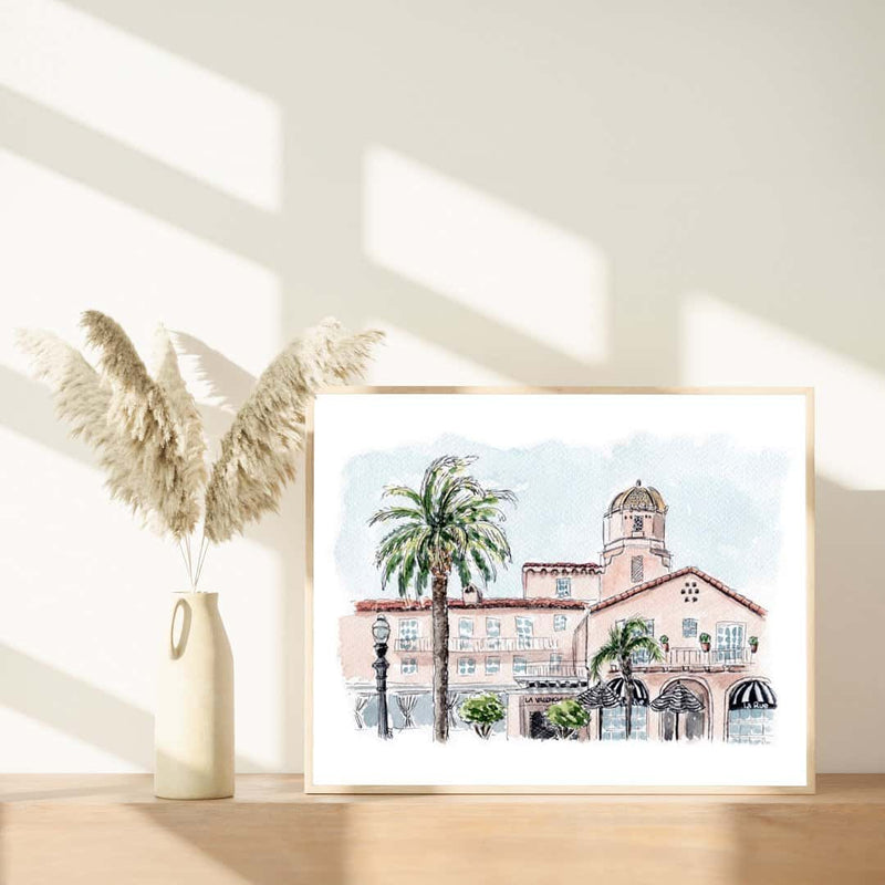 Pink Lady of La Jolla Art Print