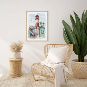 The Lighthouse’s Tale Art Print