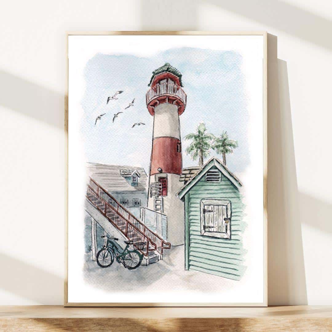 The Lighthouse’s Tale Art Print