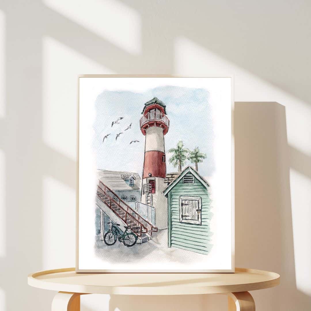 The Lighthouse’s Tale Art Print