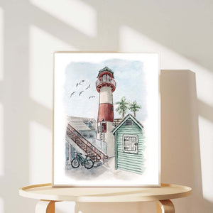 The Lighthouse’s Tale Art Print