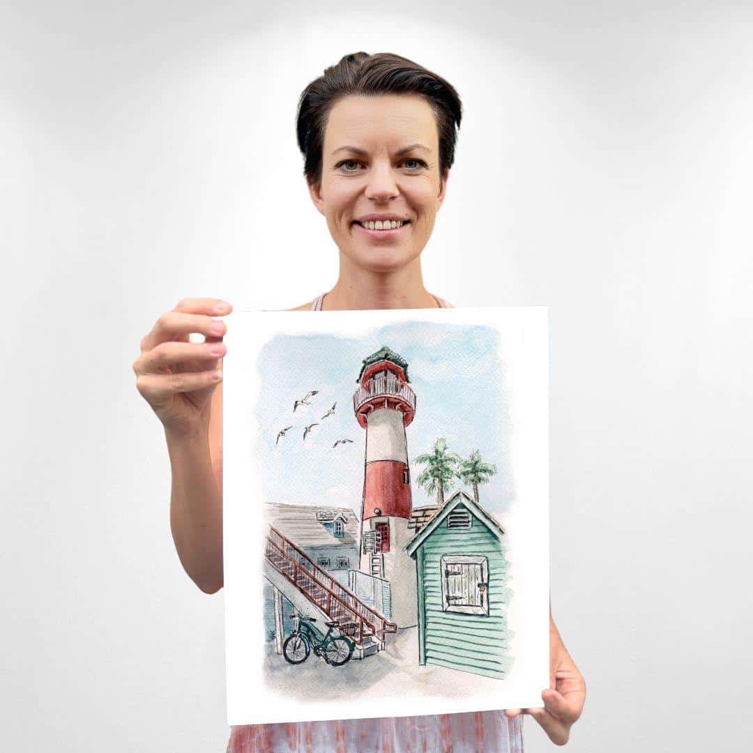 The Lighthouse’s Tale Art Print